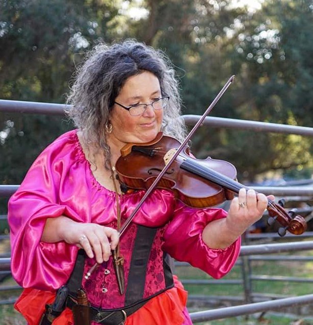 Playing violin at Esco Faire